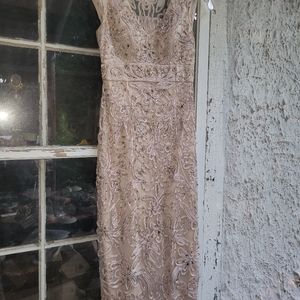 Beautiful elegant Sue Wong long dress size 0 beading Rhinestone  Sequence